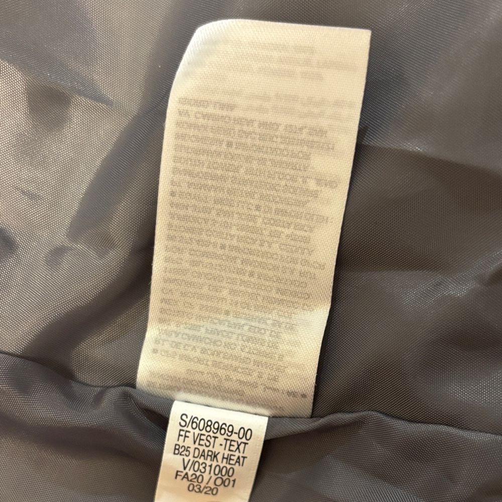 Old Navy Charcoal Puffer Vest - Picture 4 of 5